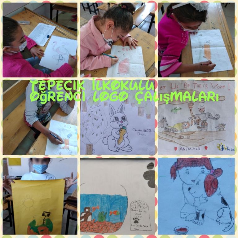Tepecik İlkokulu Öğrenci Logo Çalışmaları